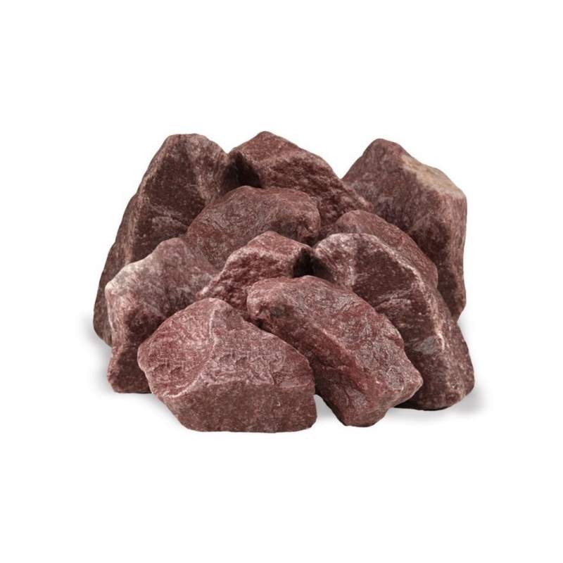 Камень Малиновый Кварцит (обвалованый, МЕЛКАЯ фракция) 20 кг