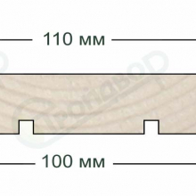 Вагонка ясень А 15х110(100)х1500 