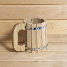 Набор кружек (поднос + 4 кружки) дуб ДК-4 