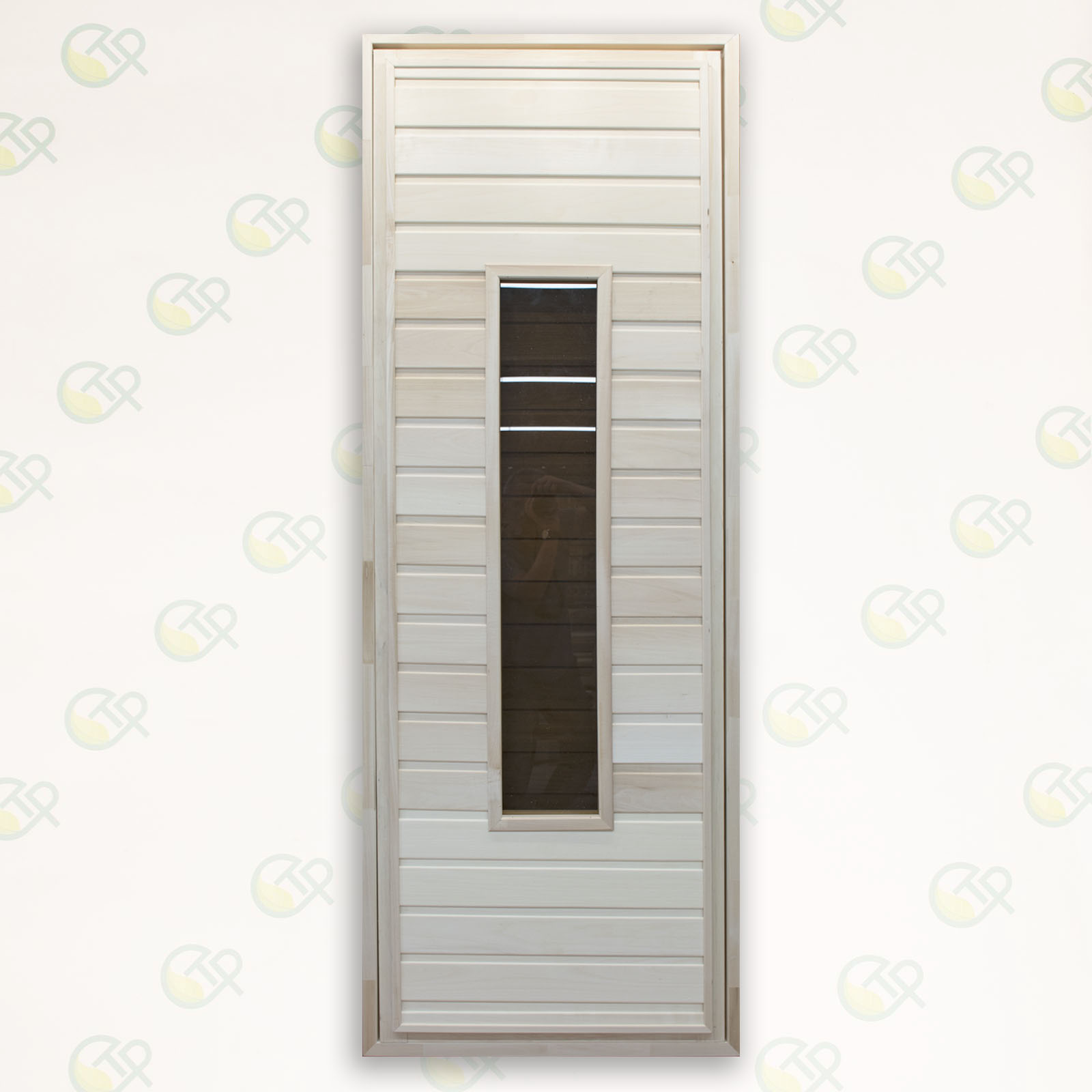 Дверь банная XL стекло 700х1800 (ЛИПА, сорт А)